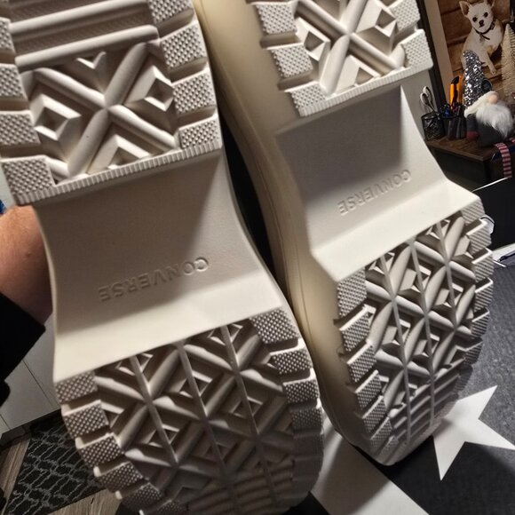 Converse Women’s CTAS Lugged Heel Waterproof Platform Shoes A12328C Black Size 7 - Picture 10 of 15